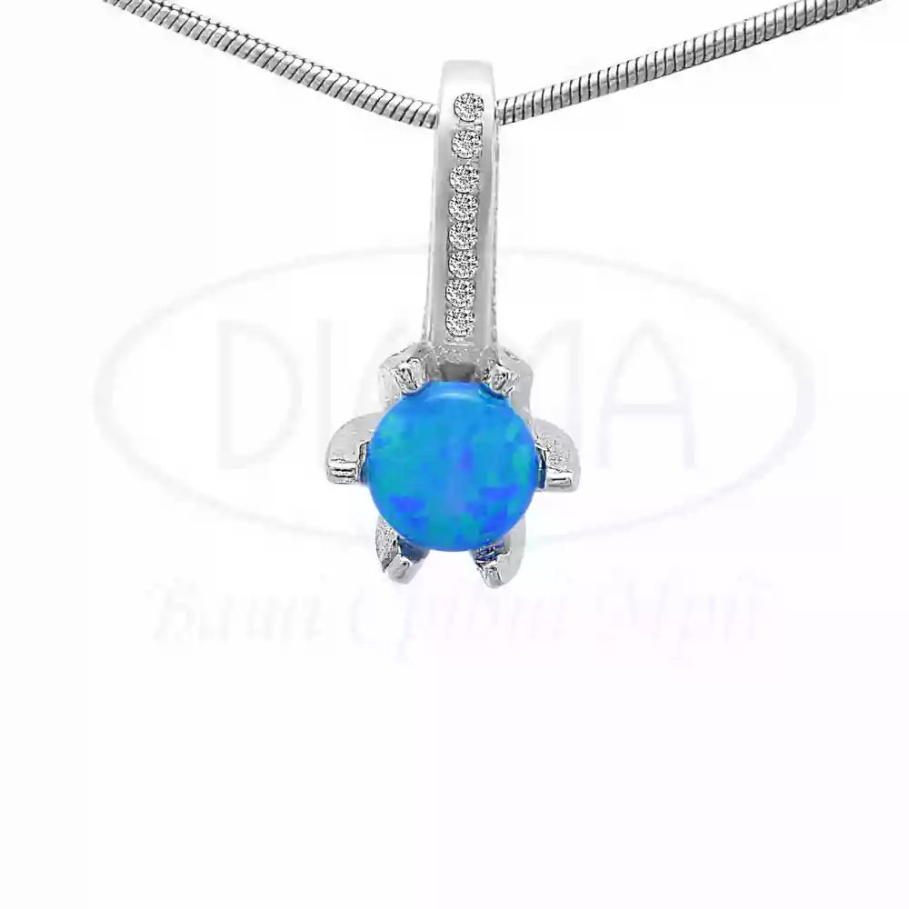 Срібна підвіска з Опалом фото 1