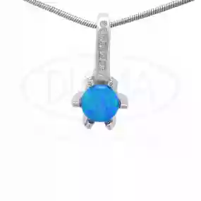 Срібна підвіска з Опалом