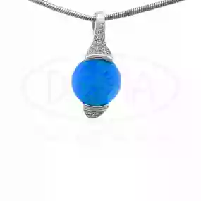 Срібна підвіска з Опалом