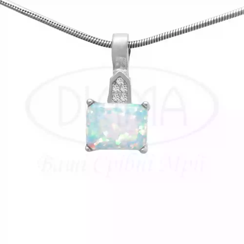 Срібна підвіска з Опалом фото 1