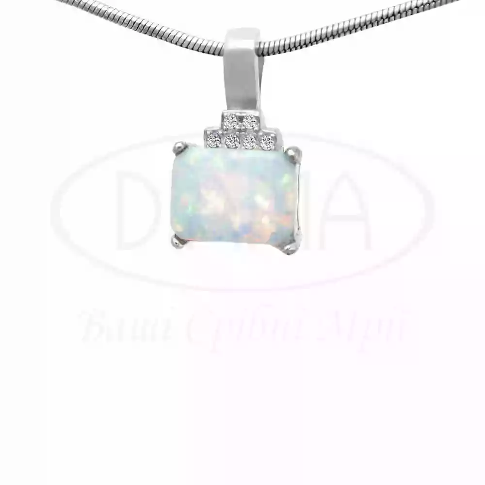 Срібна підвіска з Опалом фото 1