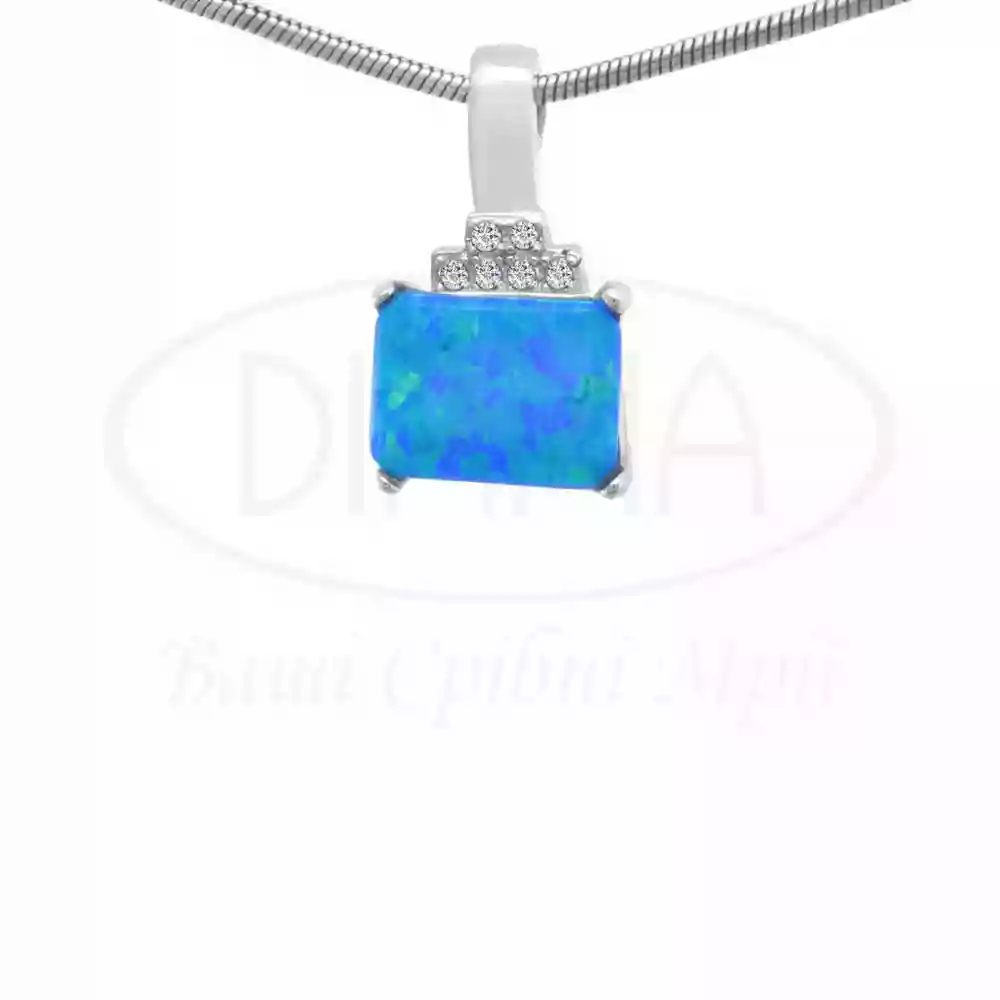 Срібна підвіска з Опалом фото 1