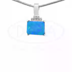 Срібна підвіска з Опалом