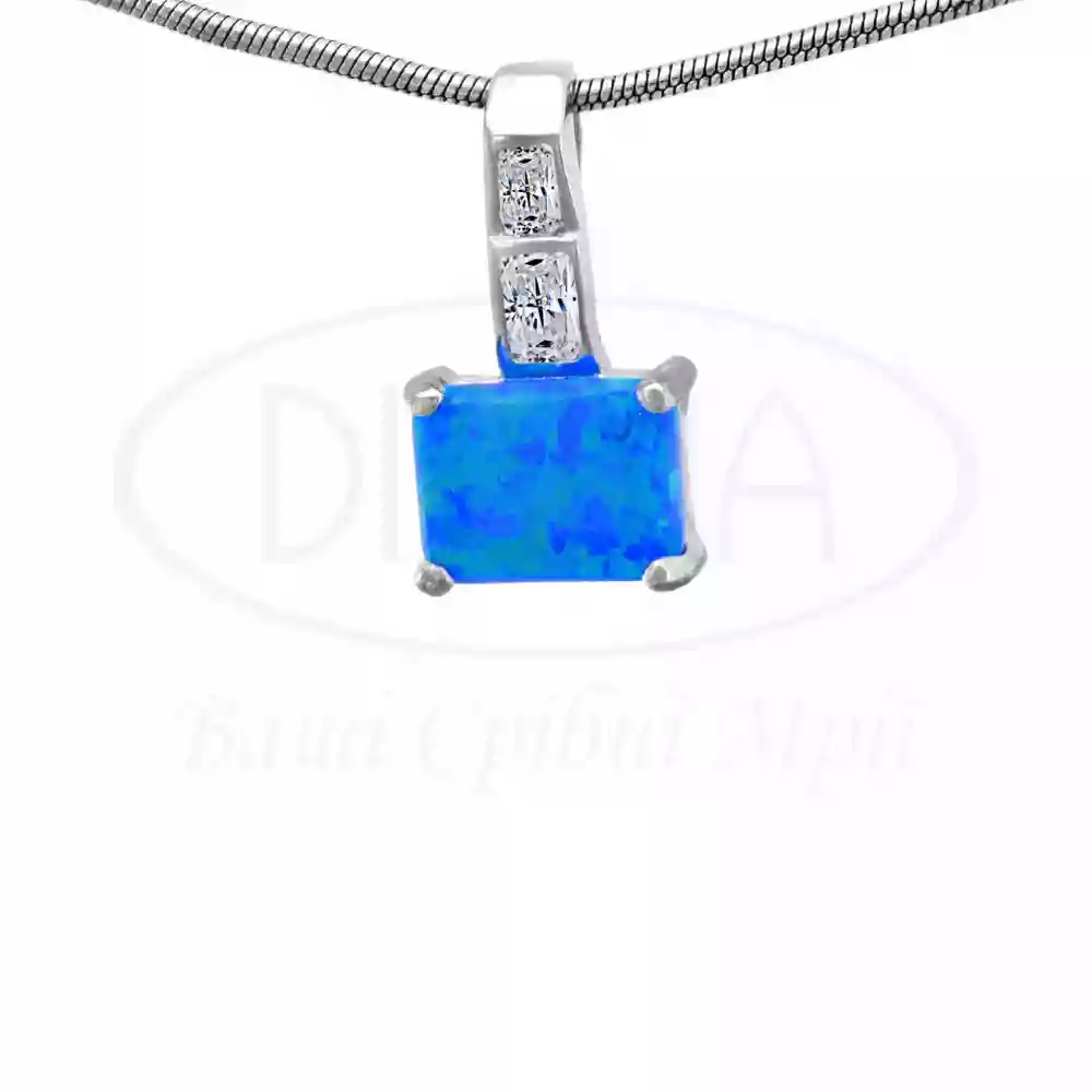 Срібна підвіска з Опалом фото 1