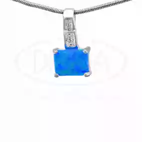 Срібна підвіска з Опалом