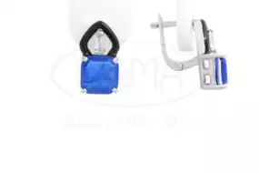 Срібні сережки з Цирконом і Емаллю