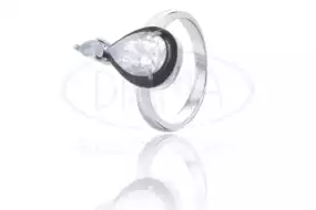 Каблучка срібна з Цирконом і Емаллю