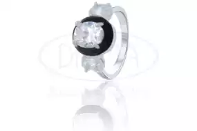 Каблучка срібна з Цирконом і Емаллю