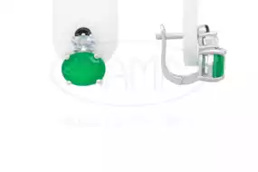 Сережки срібні з Цирконом і Емаллю