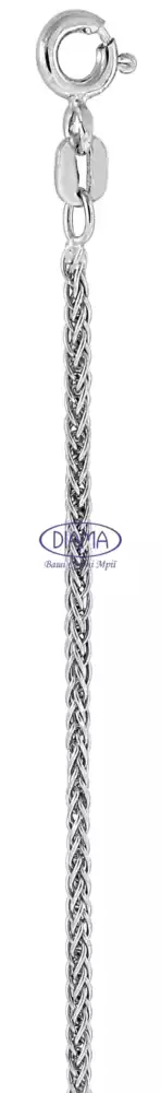 Срібний ланцюг "Коса об'ємна" фото 2