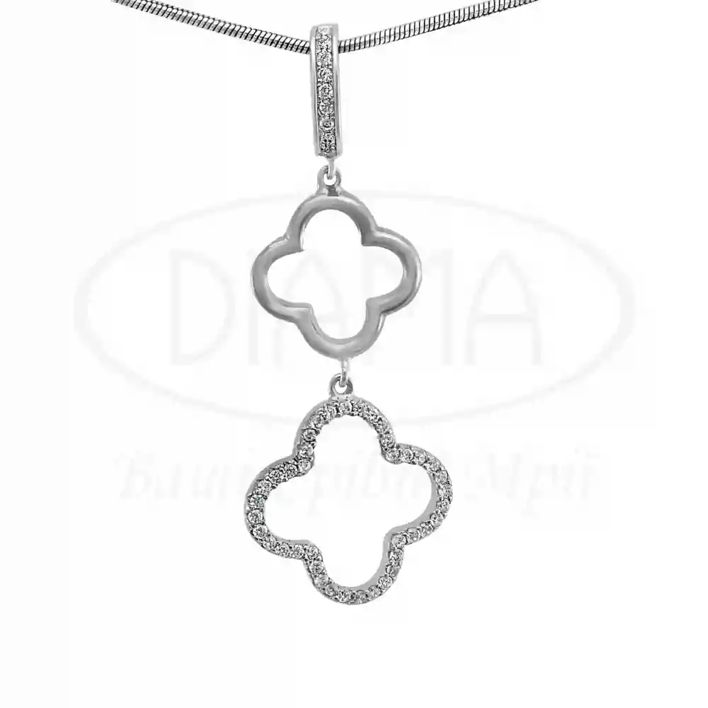 Срібний Підвіс "Клевер" фото 1