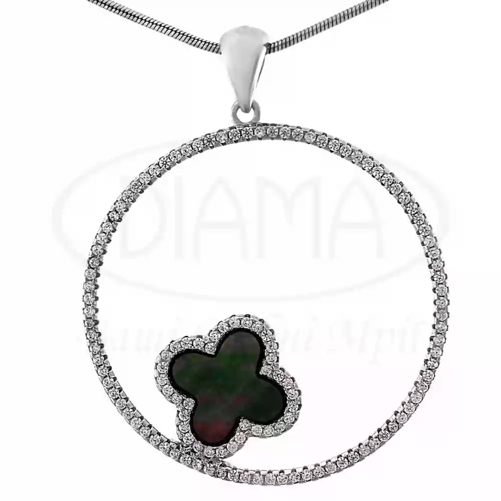 Срібна підвіска з Перламутром фото 1