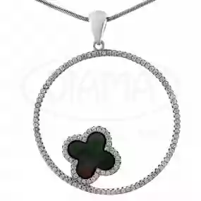 Срібна підвіска з Перламутром