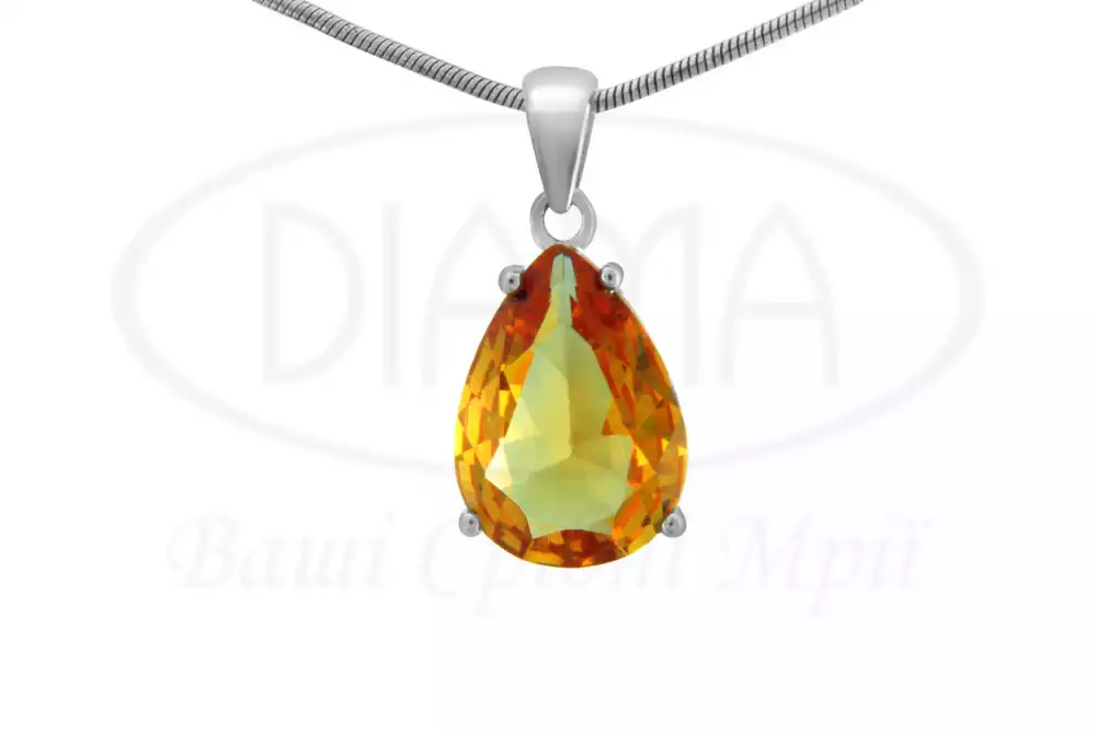 Підвіска срібна з Султанітом фото 1