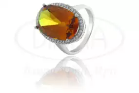 Срібна каблучка з Султанітом