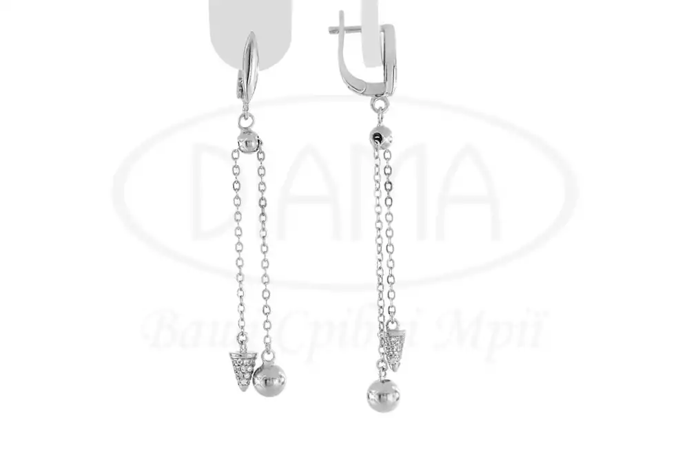 Срібні сережки фото 1