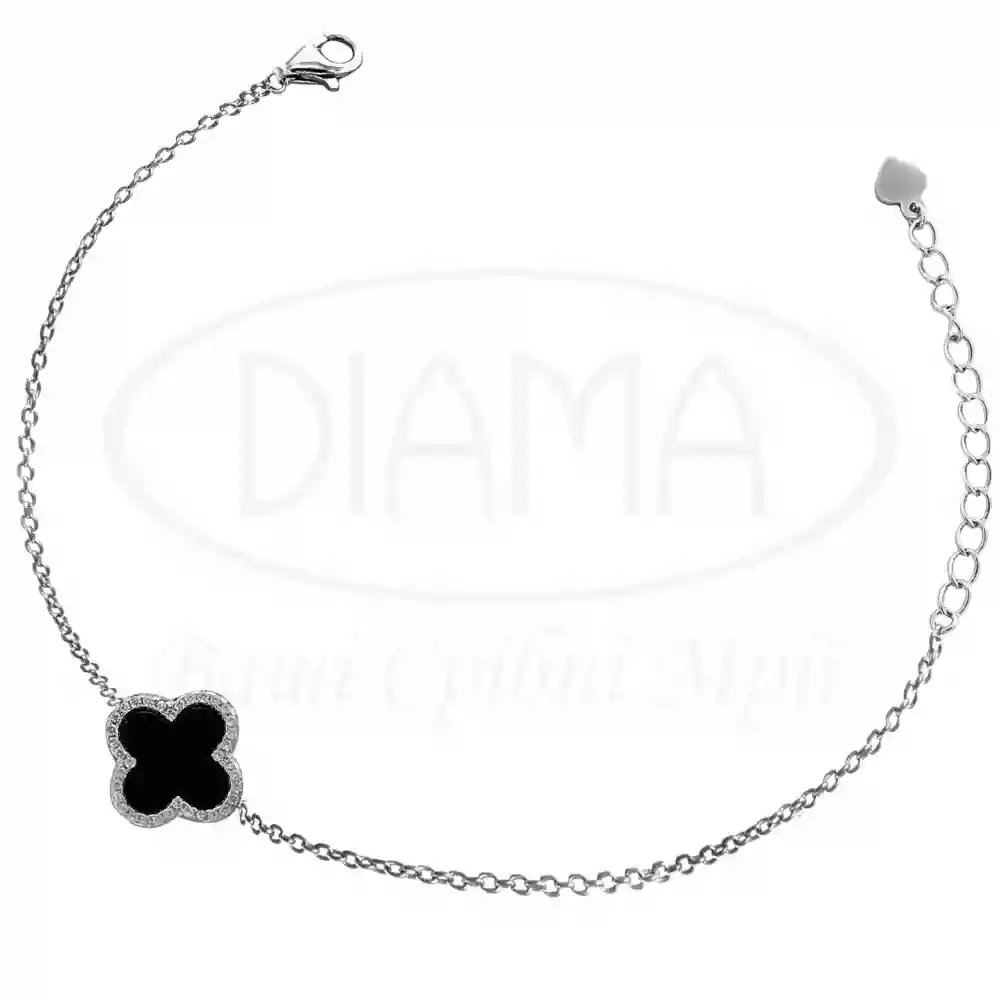 Браслет срібний з Оніксом фото 1