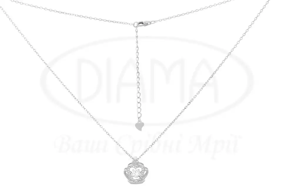 Кольє срібне "Корона" фото 1