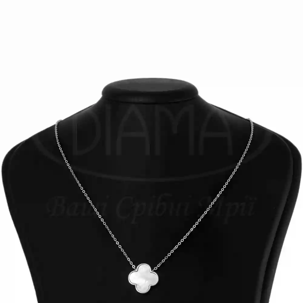 Кольє срібне з перламутром фото 1