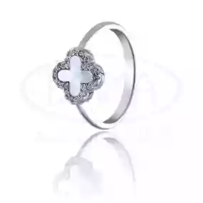 Каблучка срібна з Перламутром