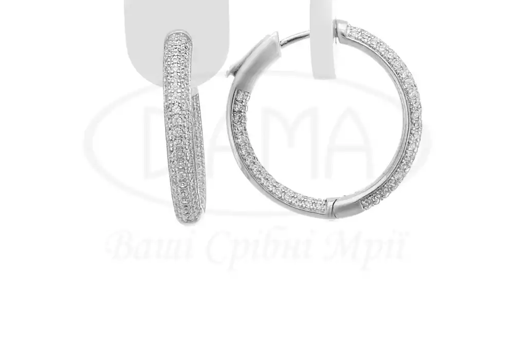 Срібні сережки фото 1