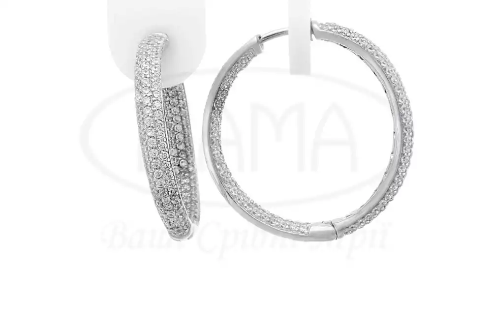 Срібні сережки фото 1