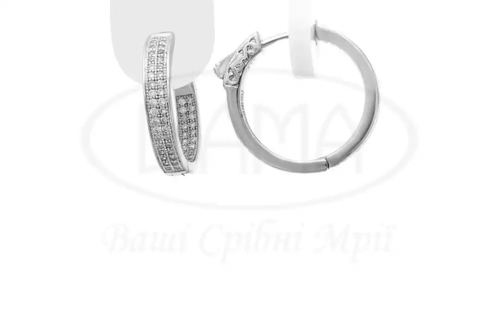 Срібні сережки фото 1