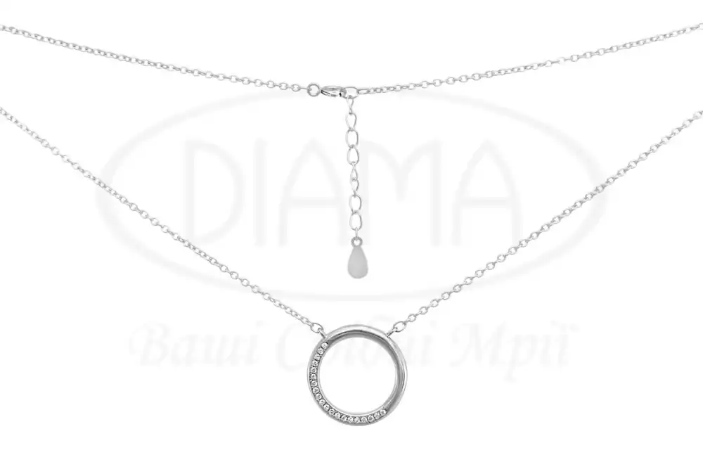 Срібне кольє "Коло" фото 3