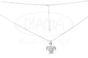 Срібне кольє "Черепаха"