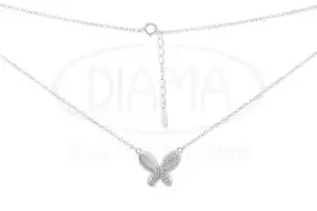 Срібне кольє "Метелик"