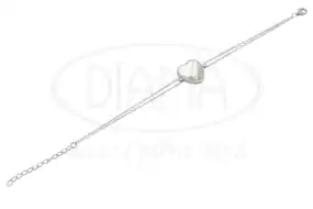 Браслет срібний з перламутром