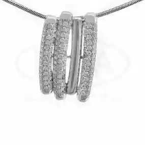 Підвіска срібна з цирконом