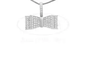 Підвіска срібна "Бант"