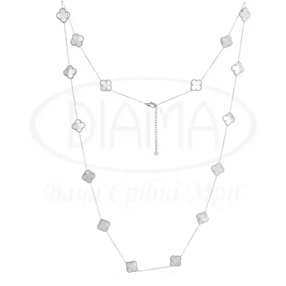 Кольє срібне з перламутром фото 1