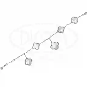 Браслет срібний з перламутром