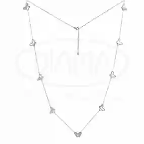 Срібне кольє з перламутром