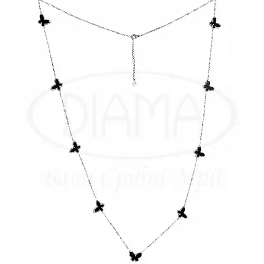 Срібне кольє з Оніксом фото 1