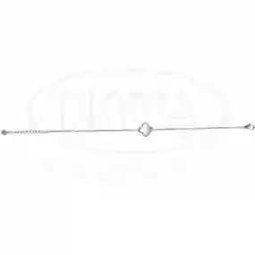 Срібний браслет з перламутром