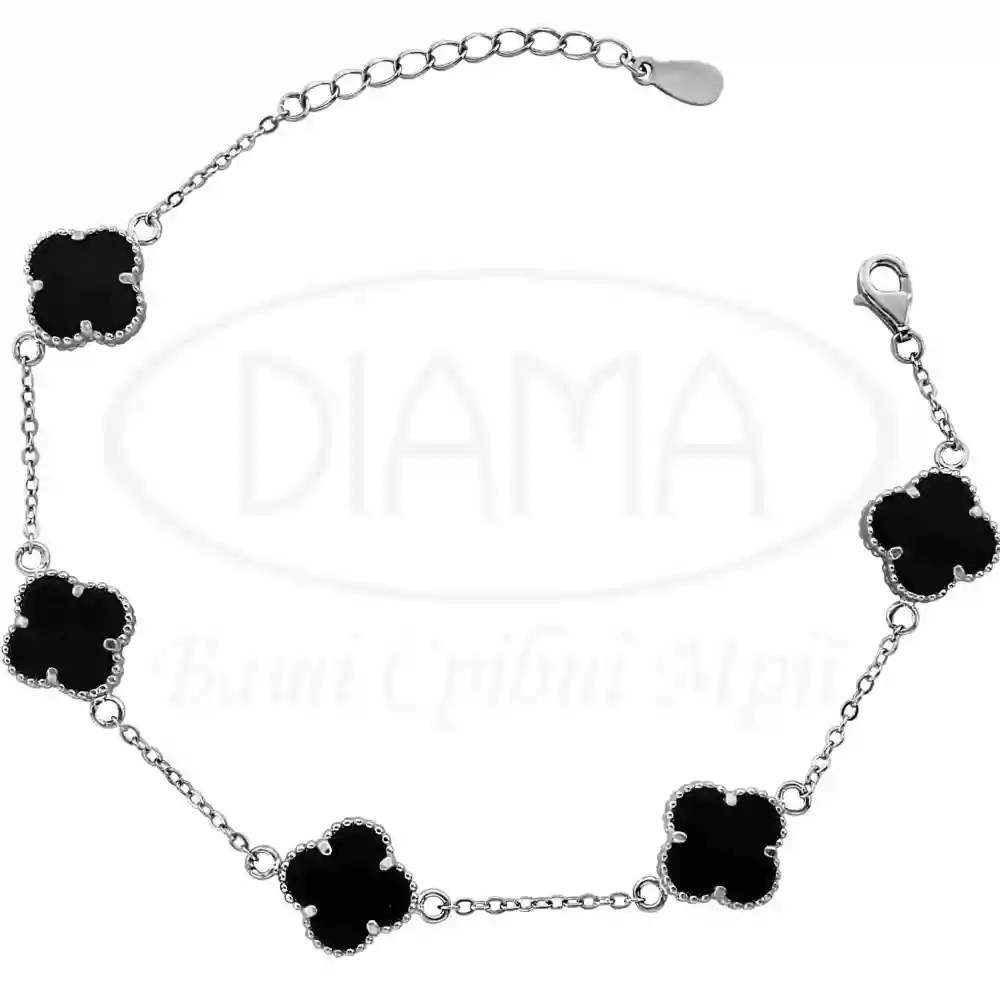 Браслет срібний з Оніксом фото 1