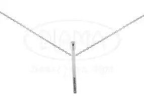 Кольє срібне "Сірник"