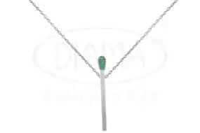 Кольє срібне "Сірник"