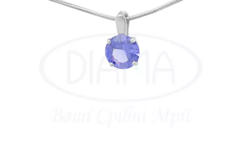 Підвіска срібна з Танзанітом фото 1