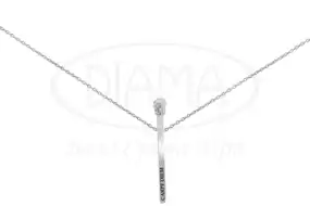 Кольє срібне "Сірник"