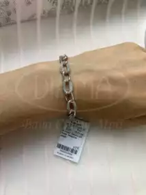 Срібний браслет з цирконом