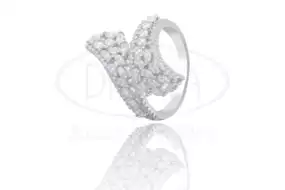 Срібна каблучка з цирконом