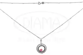 Срібне кольє "Зірка"