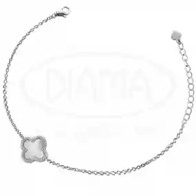 Браслет срібний "Конюшина"