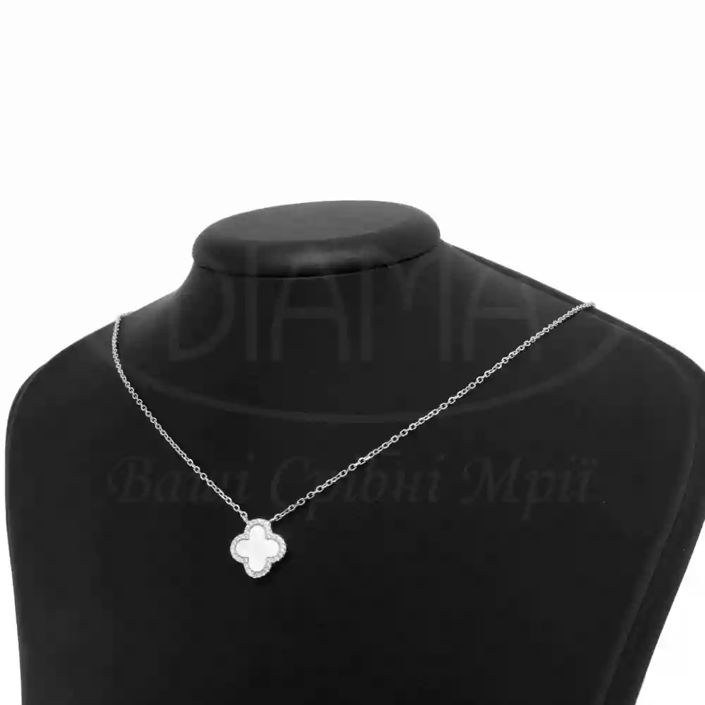 Кольє перламутровий "Клевер" фото 1