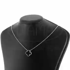 Кольє срібне з "Клевером"