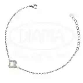 Срібний браслет Конюшина